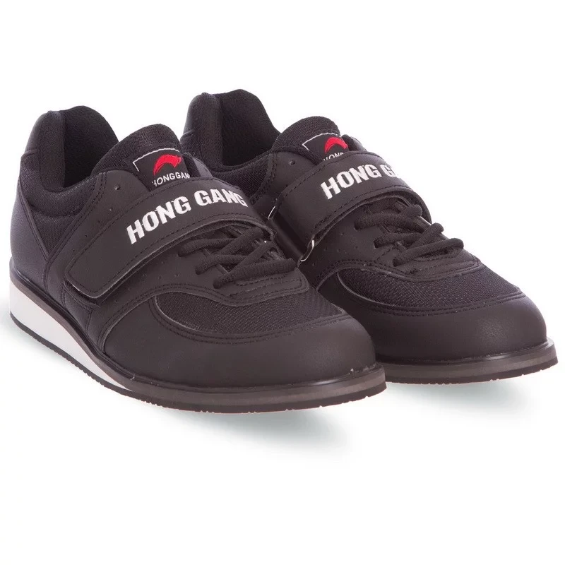 Штангетки обувь для тяжелой атлетики Hong Gang SP-Sport OB-0192 размер 40-45 черный - фото 4 - id-p1915567415