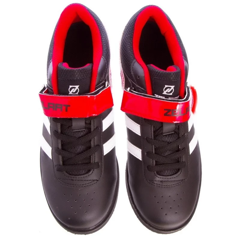 Штангетки обувь для тяжелой атлетики SP-Sport OB-1263 размер 39-4 черный-красный - фото 6 - id-p1915567418