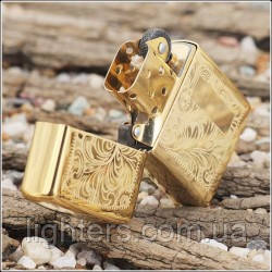 Запальничка бензинова Zippo 352B VENETIAN жовта 3522, фото 1