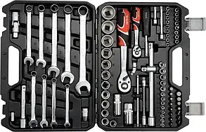 Набір інструментів із ключами 82 ел. YATO YT-12691