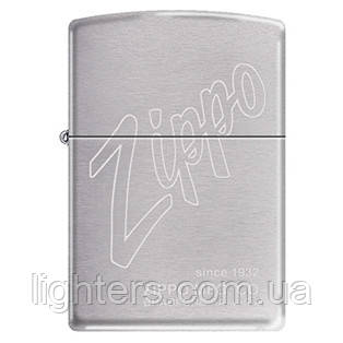 Запальничка Zippo 295992 ZIPPO LOGO сіра 295992