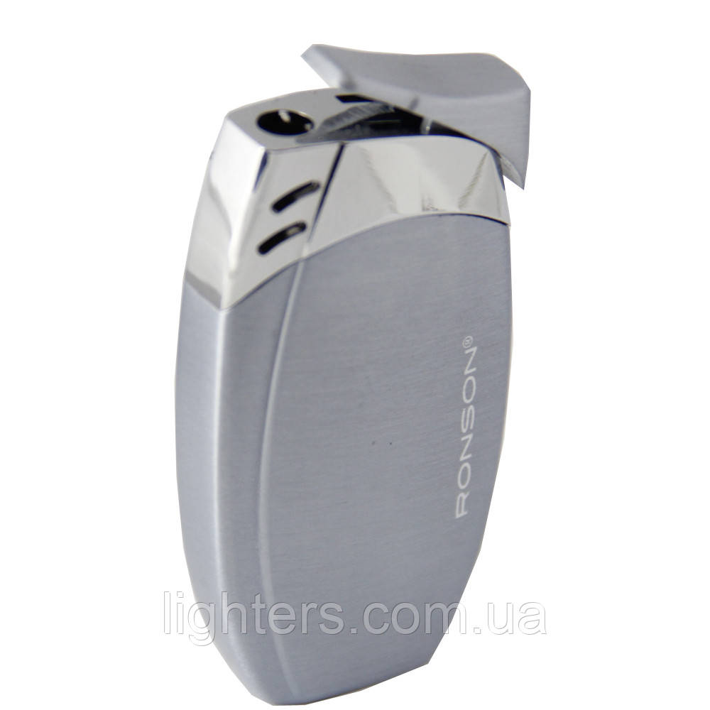 Фірмова запальничка Ronson (Silver Blue) Lady Carla Piezo ZR130133