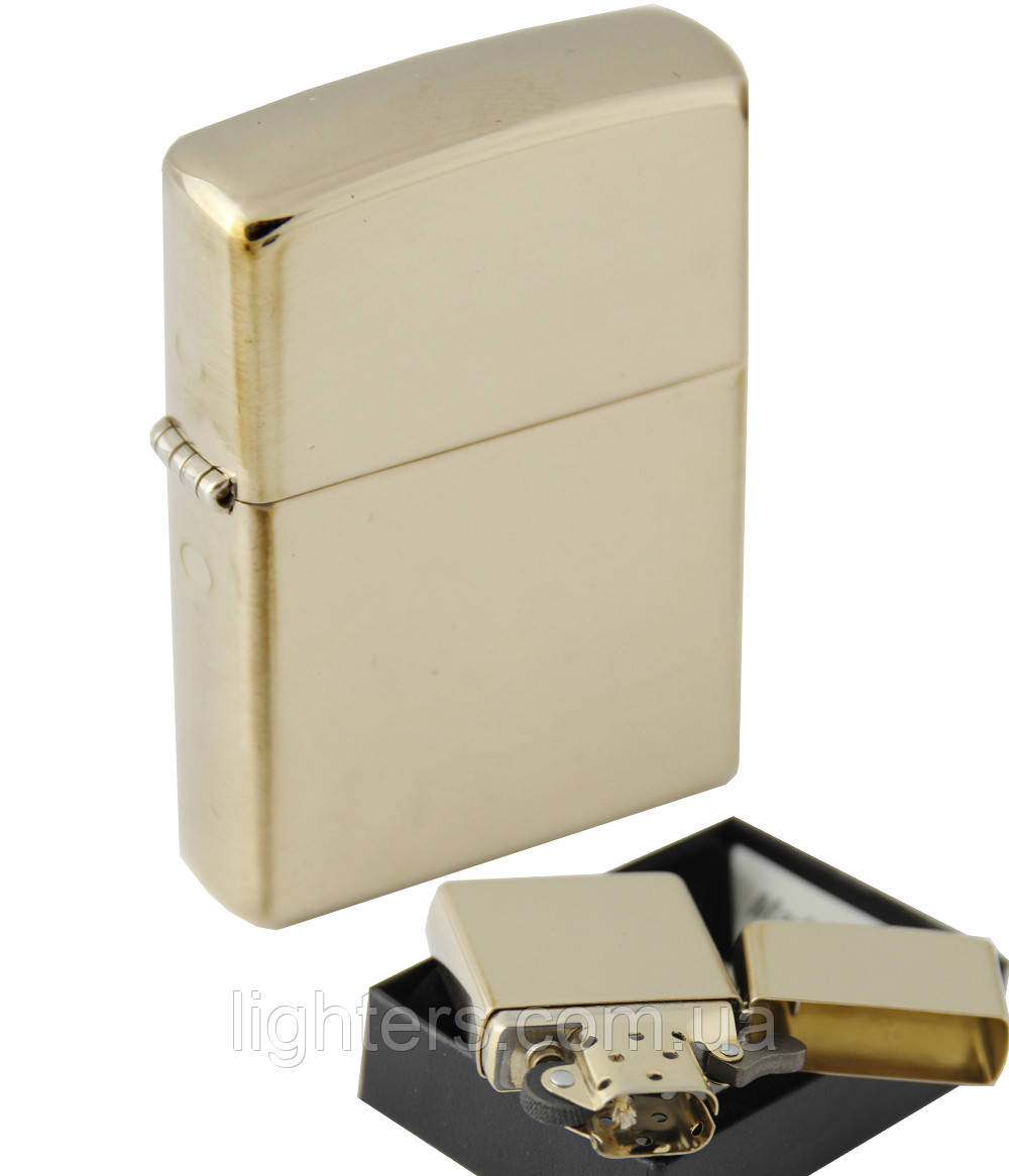 Запальничка Zippo 254B Solid Brass жовта 2542