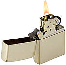 Запальничка Zippo 254B Solid Brass жовта 2542, фото 3