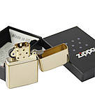 Запальничка Zippo 254B Solid Brass жовта 2542, фото 4