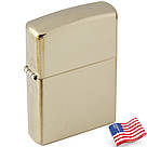 Запальничка Zippo 254B Solid Brass жовта 2542, фото 6