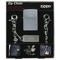 Зажигалка Zippo 24414 Chain Combo серая