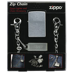 Запальничка Zippo 24414 Chain Combo сіра 24414