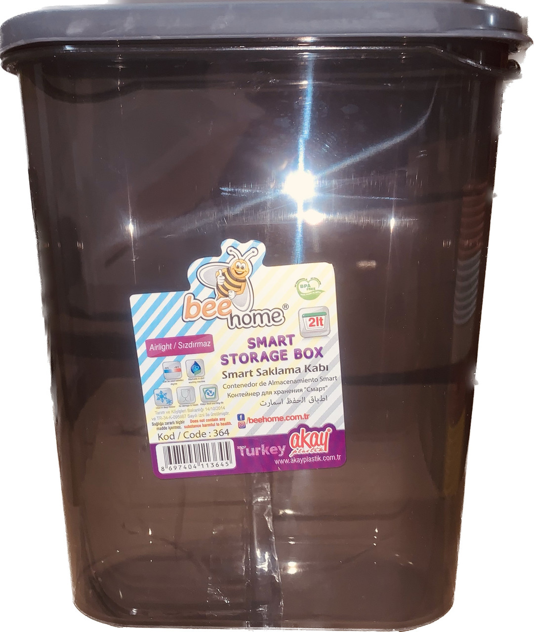 Контейнер Akay Black 2000 мл, фото 1