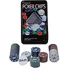 Покерні фішки з номіналом 100 шт. PN18442, фото 2