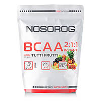 Аминокислота BCAA для спорта Nosorog Nutrition BCAA 2:1:1 400 g 72 servings Tutti-frutti EM, код: 7778650