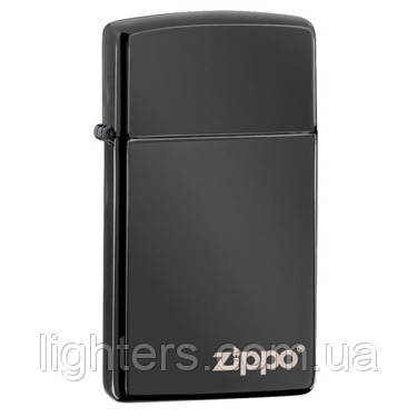 Запальничка Zippo 28123ZL SLIM EBONY чорна 281232612, фото 1