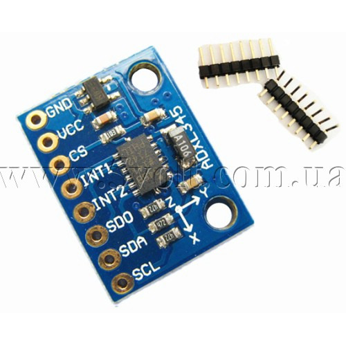 Модуль акселерометра цифрового ADXL345, фото 1