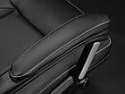 Офісне крісло Sofotel EG-222 Black, ергономічне, з високою спинкою та м'якою еко-шкірою, фото 4