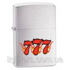 Запальничка Zippo 24491 THREE SEVEN сіра 24491, фото 1