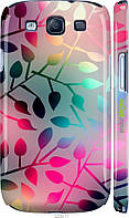 Пластиковый чехол Endorphone Samsung Galaxy S3 i9300 Листья Multicolor 2235m-11-26985 OB, код: 7776694