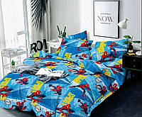 Комплект дитячої постільної білизни Людина Павук, Бязь Люкс, полуторний