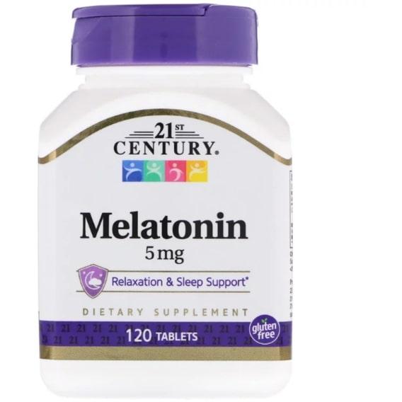 Мелатонин для сна 21st Century Melatonin 5 mg 120 Tabs CEN-27087 GS, код: 7517391 - фото 1 - id-p1915424633