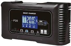 Зарядний пристрій імпульсний HTRC P20 lifepo4 AGM/GEL/АКБ 12В/24В 20 А