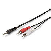 Кабель RCA ASSMANN 2xRCA M/M 3.5мм 5м (AK-510300-050-S)