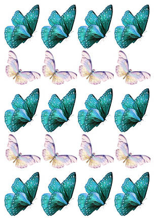 Вафельна картинка Метелики № 8, фото 2