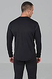 Зимовий комплект термобілизни columbia з флісу для спорту, чорна воєнна термобілизна Br, фото 2