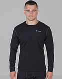 Зимовий комплект термобілизни columbia з флісу для спорту, чорна воєнна термобілизна Br, фото 3