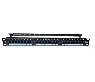 Патч панель 24 порти UTP для стійки 19″ , кат. 5Е