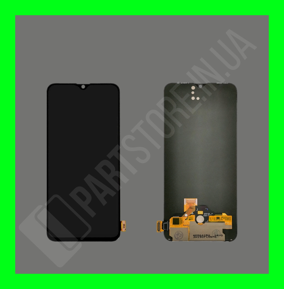Дисплей Realme XT, Realme X2 (RMX1921) із сенсором, чорний (OLED, оригінальні комплектуючі))