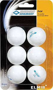 М'ячі для настільного тенісу Donic-Schildkrot Jade ball (blister card) (6)