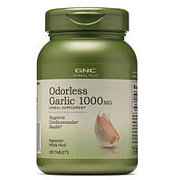 Чеснок GNC Herbal Plus Odorless Garlic 1000 mg 100 Tabs GS, код: 7719597