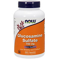 Препарат для суставов и связок NOW Foods Glucosamine Sulfate 750 mg 240 Caps OE, код: 7518378