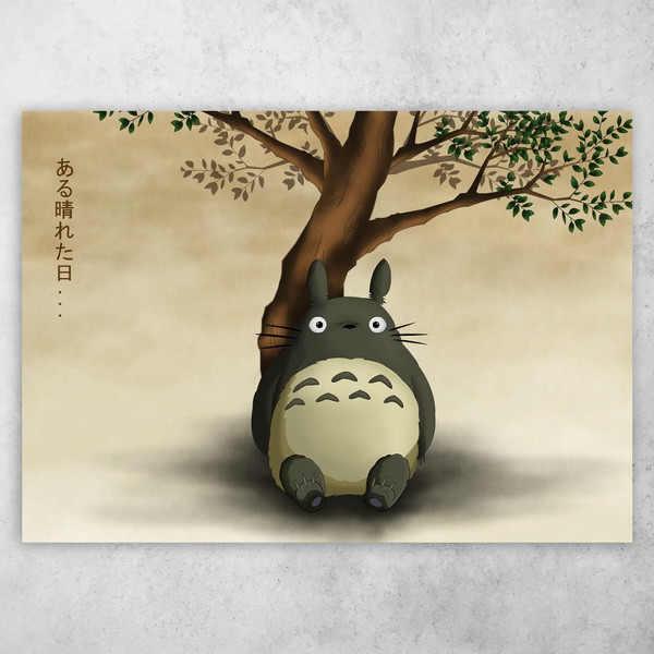 Аніме плакат постер "Мій сусід Тоторо / My Neighbor Totoro" №12, фото 1