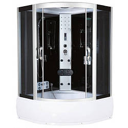 Гідромасажний бокс GM-247 150x150x215 глибокий піддон з електронікою (радіо, світло, витяжка)  і гідромасажем