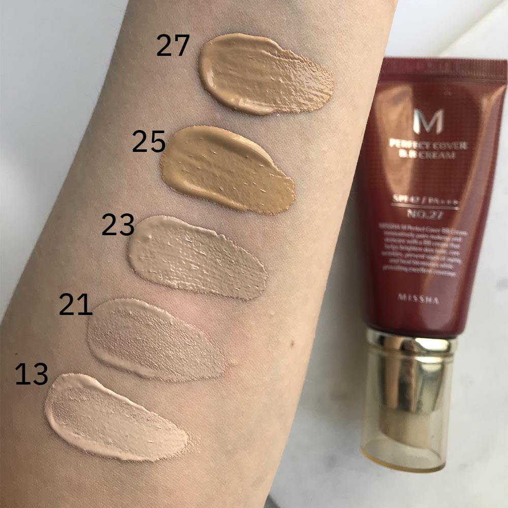 Матуючий BB-Крем З Ідеальним Покриттям Missha M Perfect Cover BB Cream SPF42, #23 Natural Beige, 50 мл - фото 6 - id-p1917394089