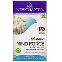 Комплекс для профилактики работы головного мозга New Chapter LifeShield Mind Force 60 Caps NC TT, код: 7683396