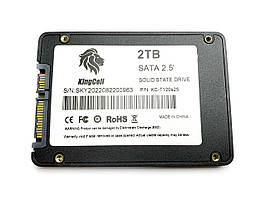 Накопитель SSD 2.5" 2TB KingCell KC-T2000s25 R530MBs W500MBs SATA III 7мм новый