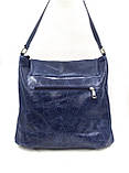 Жіноча сумка Laura Biaggi (1129 blue) leather, фото 3