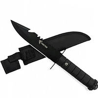 Военный нож Foxter Rambo с чехлом на ремень сталь KV, код: 7784751