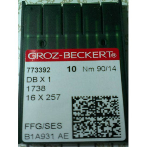 Голки для промислових швейних машин DBx1 No90-110 Groz-Beckert