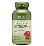 Натуральная добавка для спорта GNC Herbal Plus Grape Seed Extract 300 mg 100 Caps PK, код: 7719592