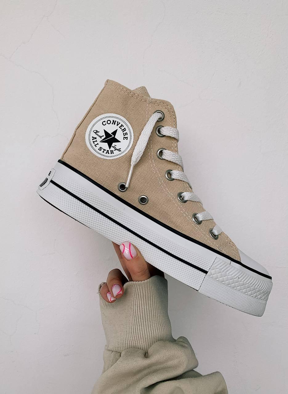 Converse all stars beige new arrivals