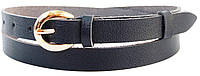 Ремень женский кожаный Skipper 2 см Темно-синий 1315-20 VK, код: 1873774