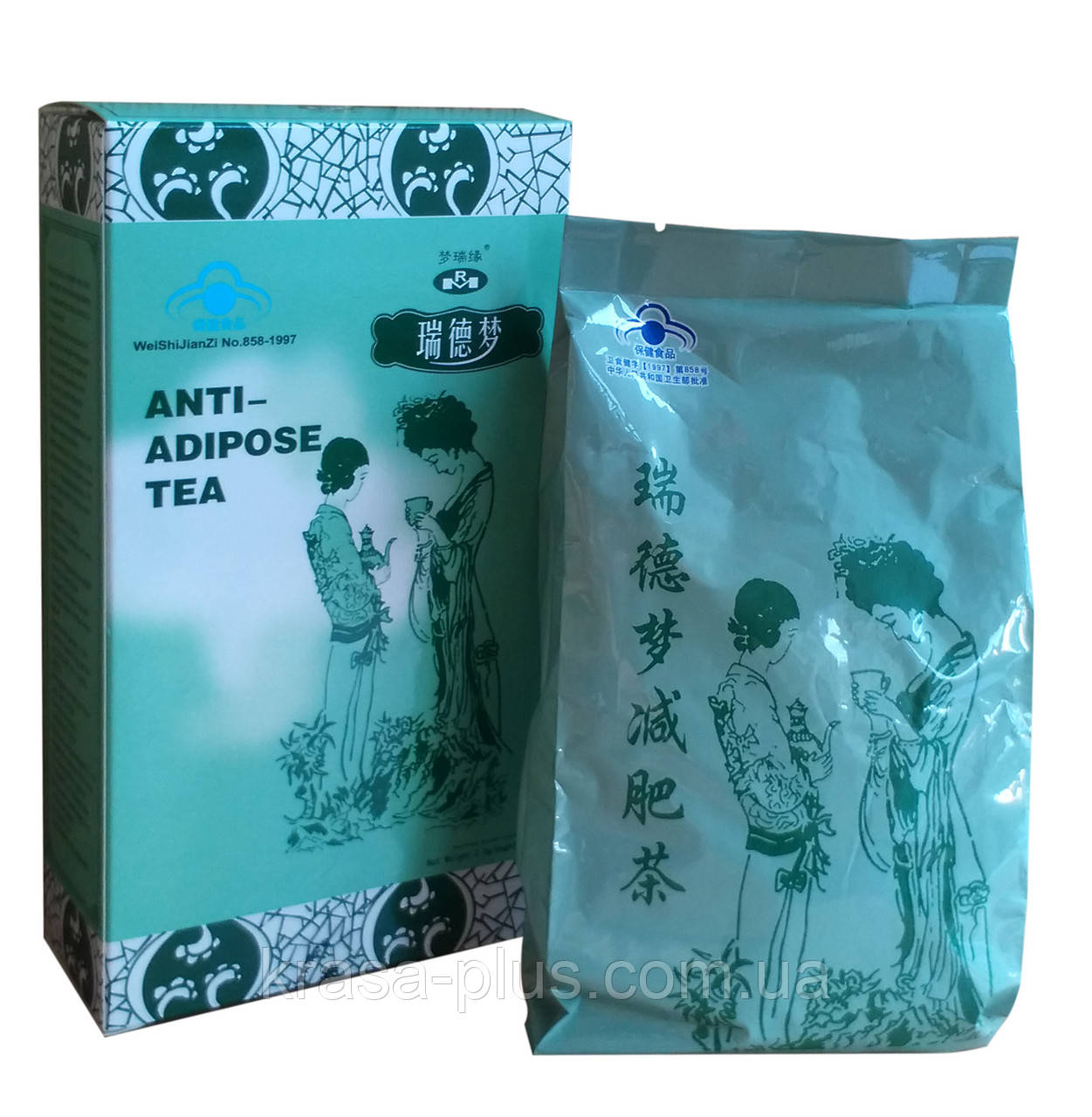 Зелений чай для схуднення c листям лотоса Anti-adipose tea