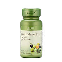 Экстракты ягод сереноа GNC Herbal Plus Saw Palmetto 160 mg 60 Caps EM, код: 7719601