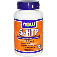 Триптофан NOW Foods 5-HTP 200 mg 120 Veg Caps OP, код: 7518208