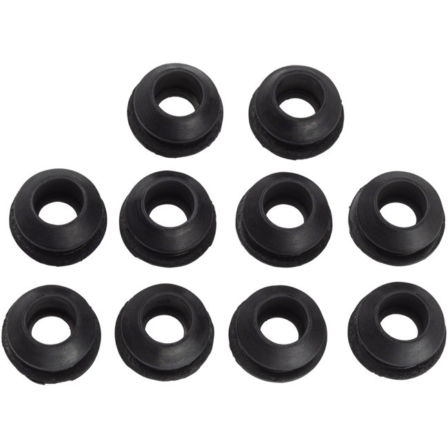 Заглушка та направляючі в раму JAGWIRE CHA164, 4mm Derailleur Housing (8mm Frame), чорні (10шт), фото 1