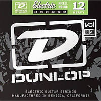 Струны для электрогитары 6 шт Dunlop DEN1254 Heavy Nickel Plated Steel Electric Guitar String GT, код: 2656564