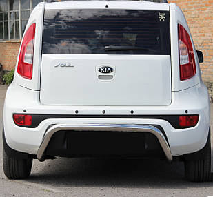 Захист заднього бампера Kia Soul (c 2008---)
