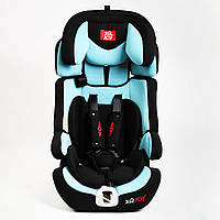 Детское автокресло JOY ISOFIX 1 2 3 9-36 кг Black and turquoise (110867) OM, код: 7547616